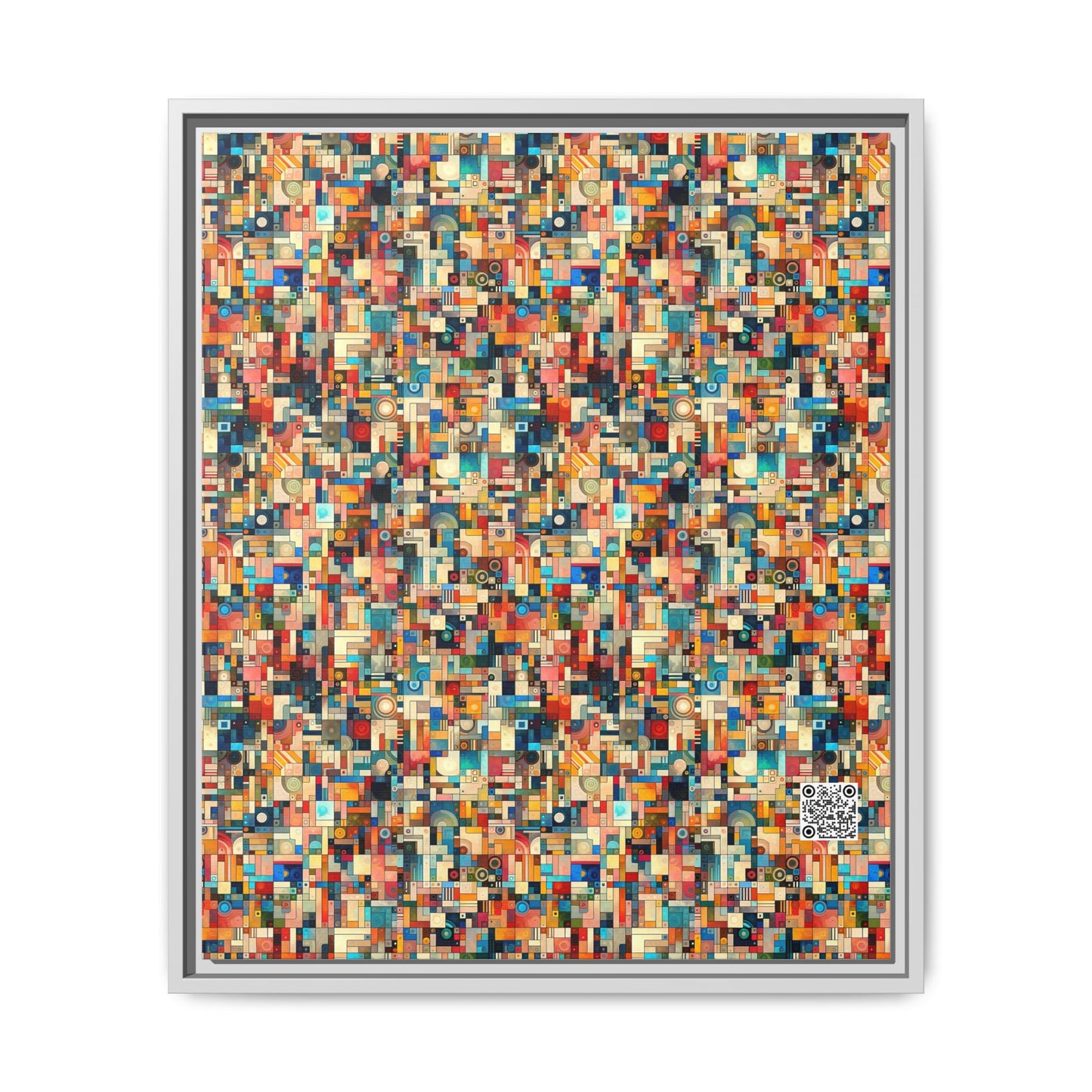 Digital Artistic Expression Artistic Streetwear Matte Canvas, Framed (multi-Color) - 8404 Design-46 B