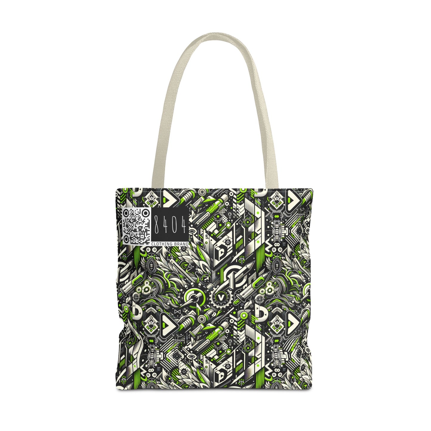 Graffiti Tech Fusion Bold Streetwear Fusion Tote Bag - 8404 Design-59