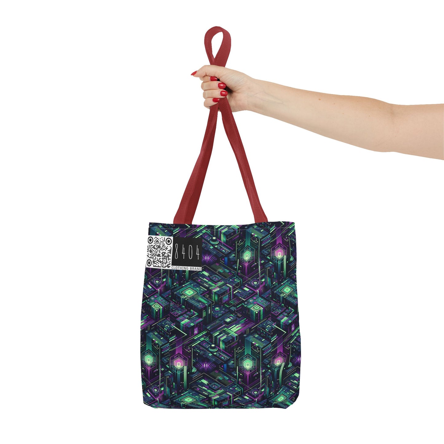 Tech Noir Aesthetics Tech-Forward Urban Dystopia Tote Bag - 8404 Design-43