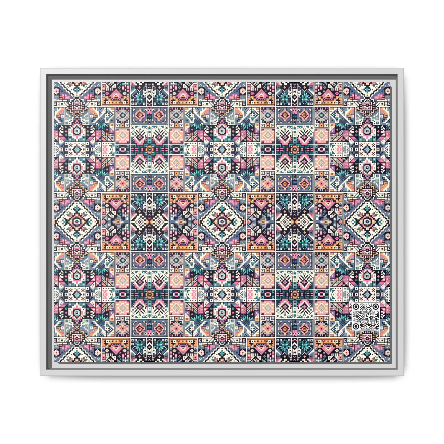 Matte Canvas, Framed (multi-Color) - 8404 Design-01