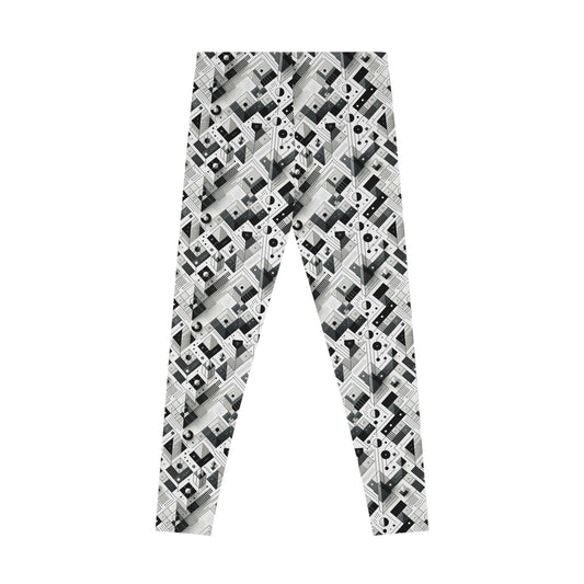 Digital Minimalism Minimalist Tech Stretch Leggings - 8404 Design-69