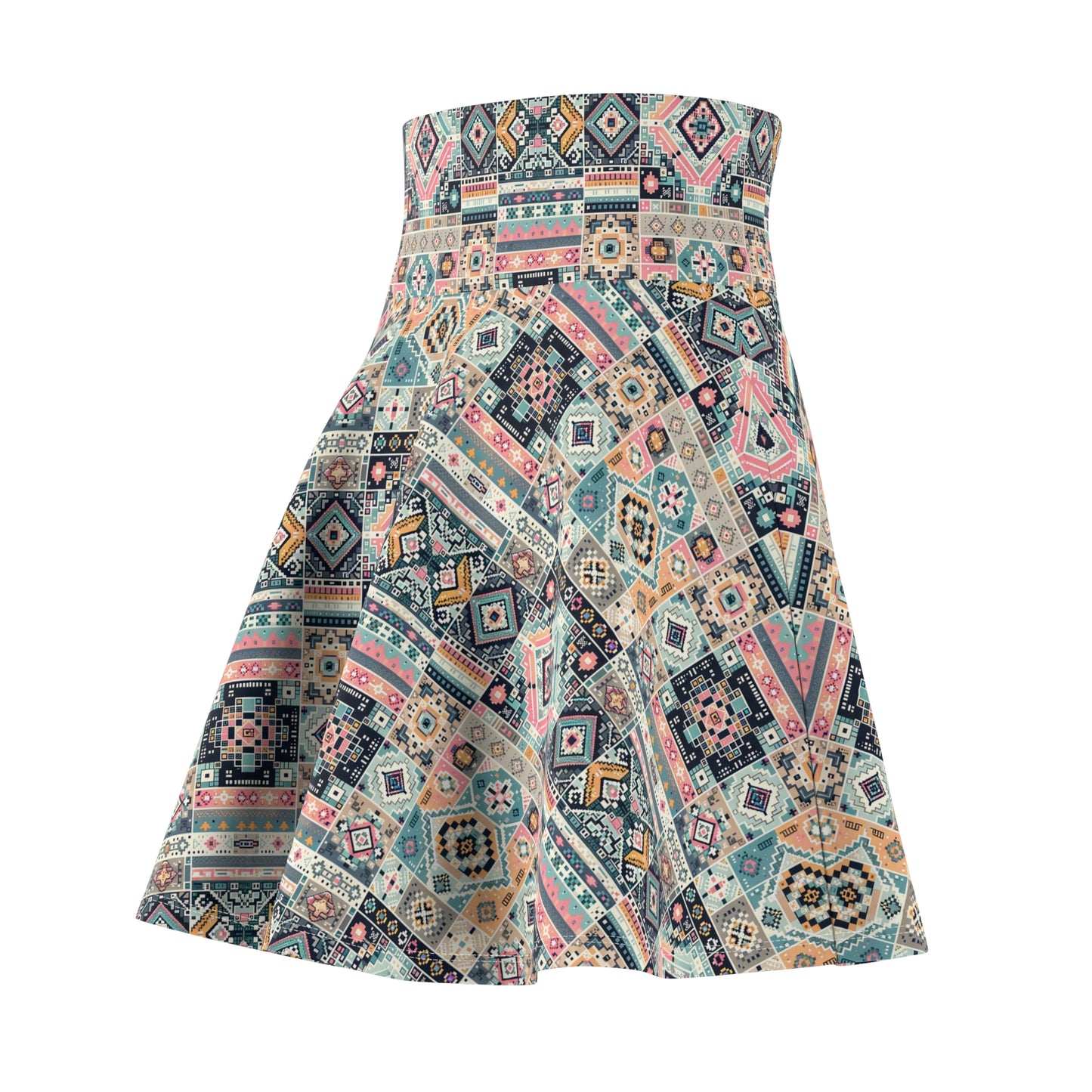 Digital Artisanal Fusion Digital Artisanal Women's Skater Skirt - 8404 Design-55