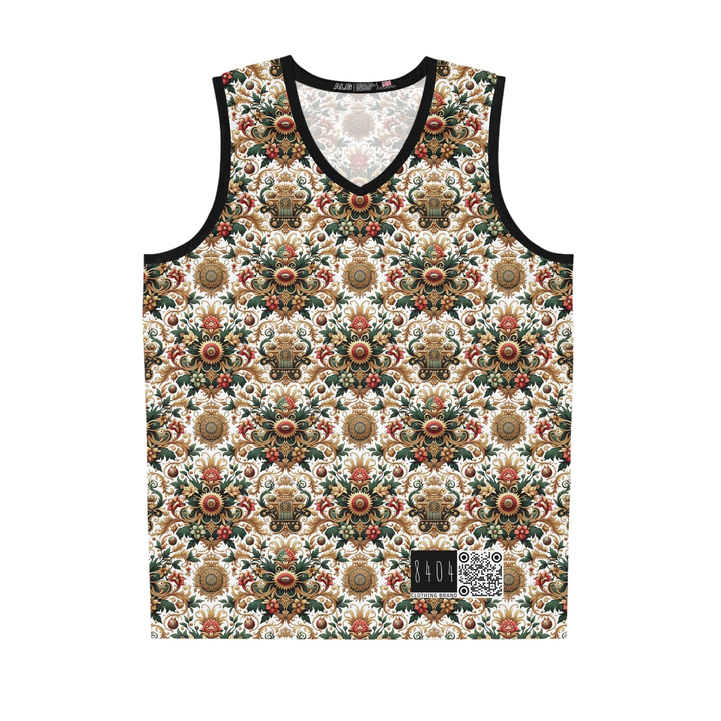 Monogram Madness Luxurious Streetwear Basketball Jersey - 8404 Design-68