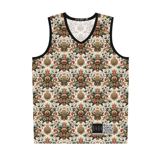 Monogram Madness Luxurious Streetwear Basketball Jersey - 8404 Design-68