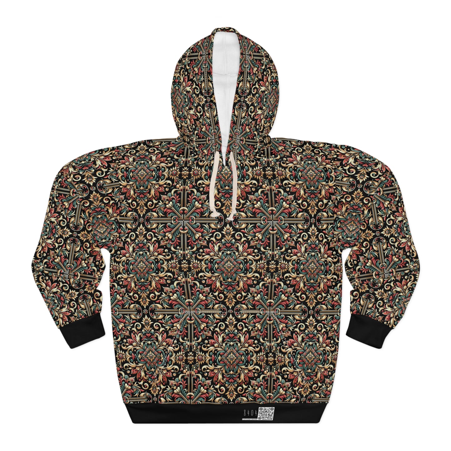 Streetwear Renaissance Artistic Clash of Old and New Pullover Hoodie - 8404 Design-46