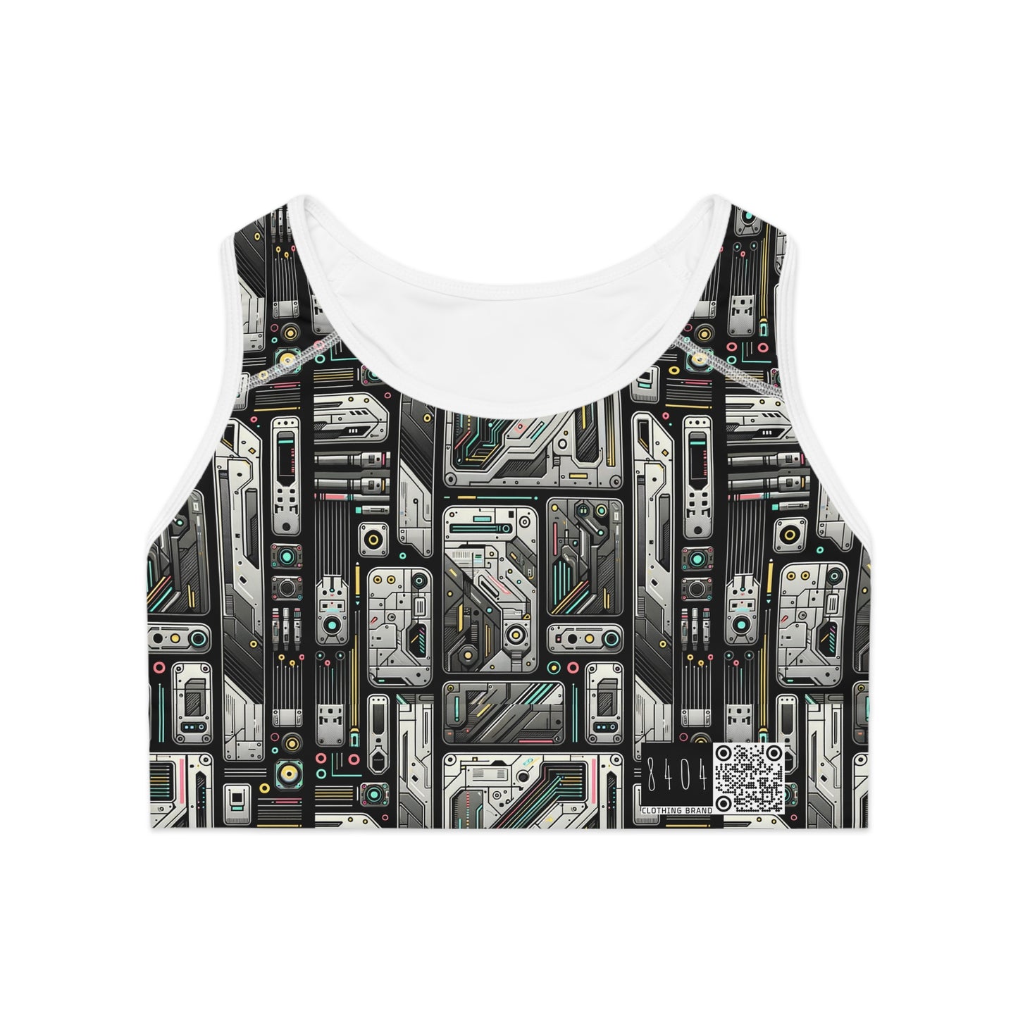 Tech Utility Gear Tech-Forward Minimalism Sports Bra - 8404 Design-45