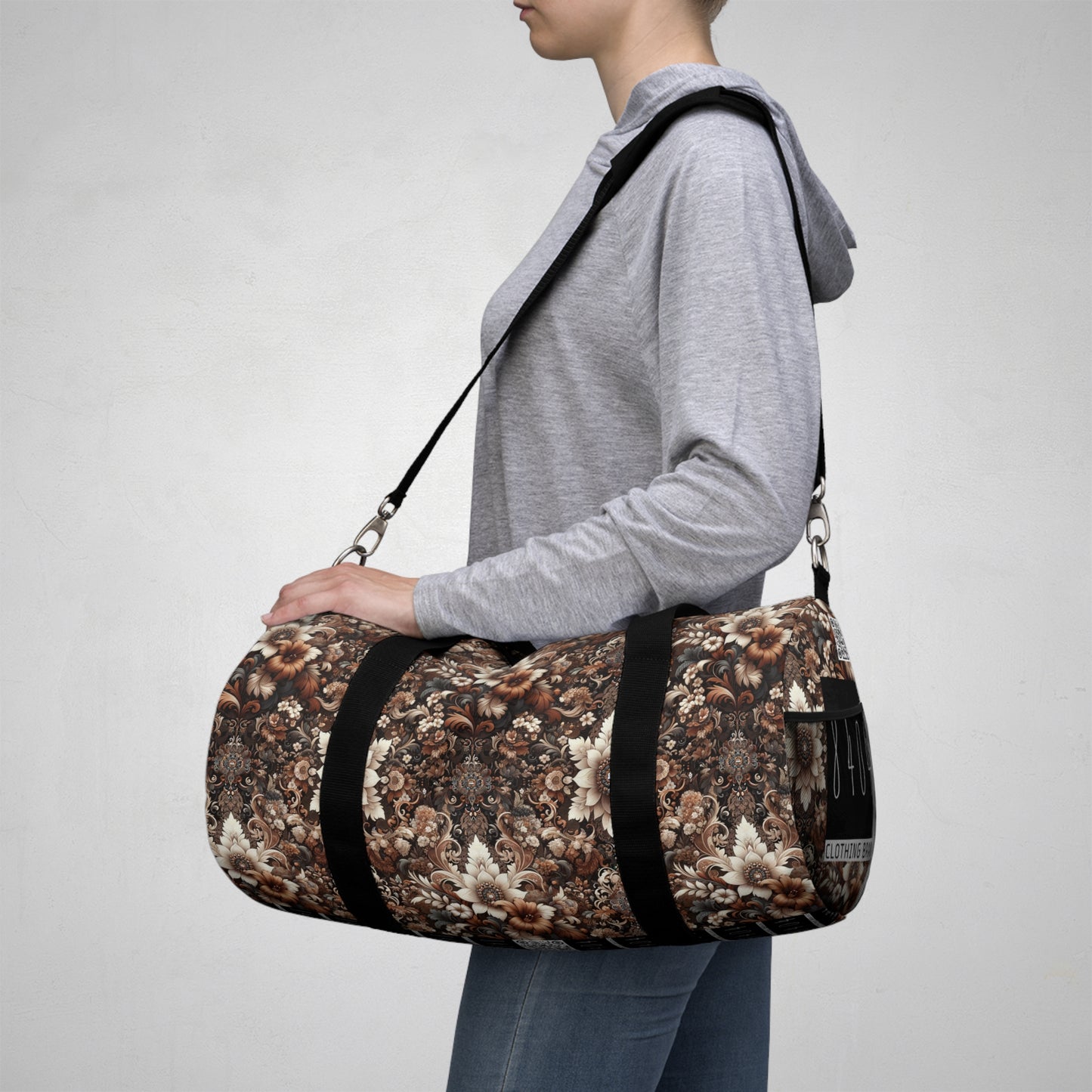 Floral Duffel Bag - 8404 Design-01