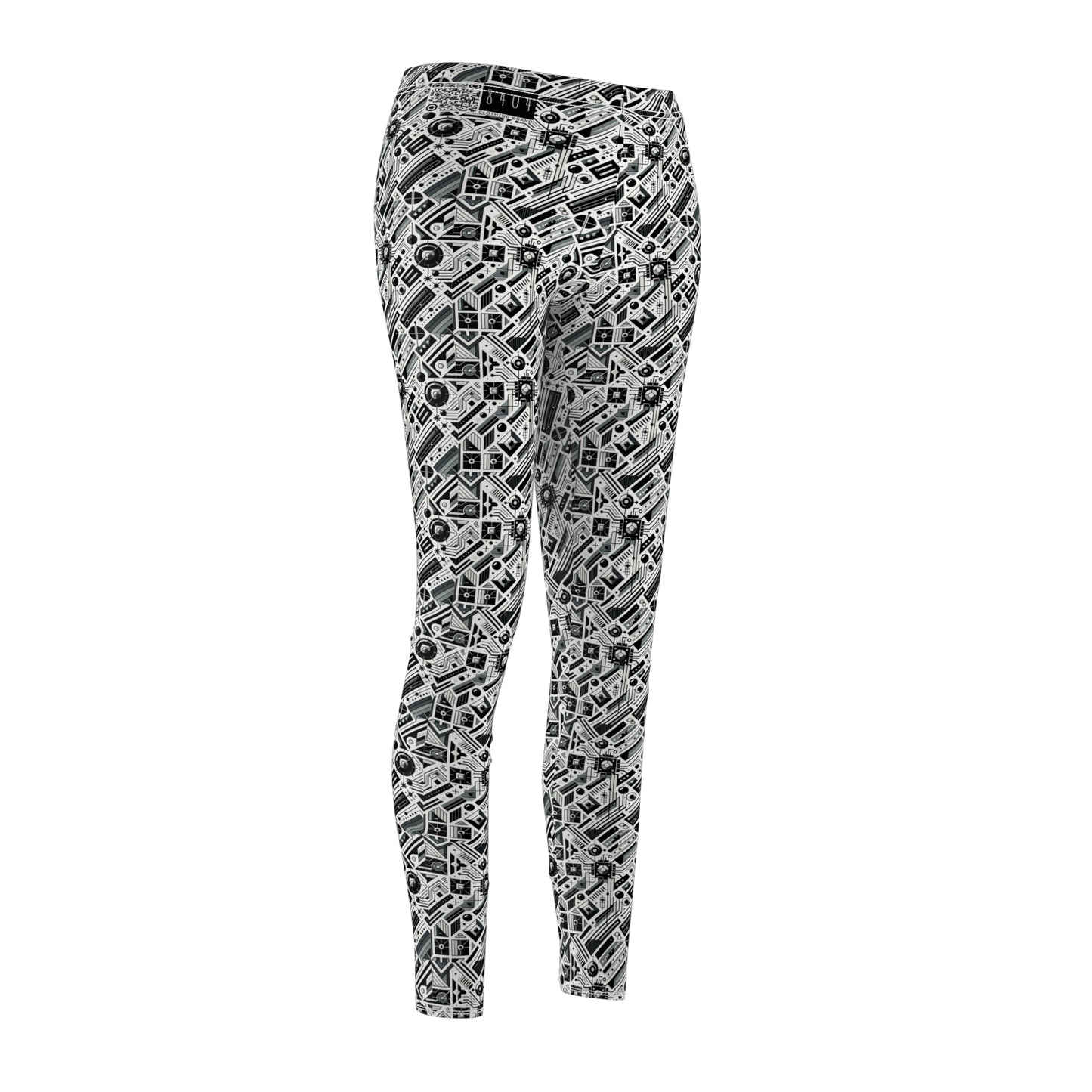 Digital Minimalism Minimalist Tech Women's Cut & Sew Casual Leggings - 8404 Design-62