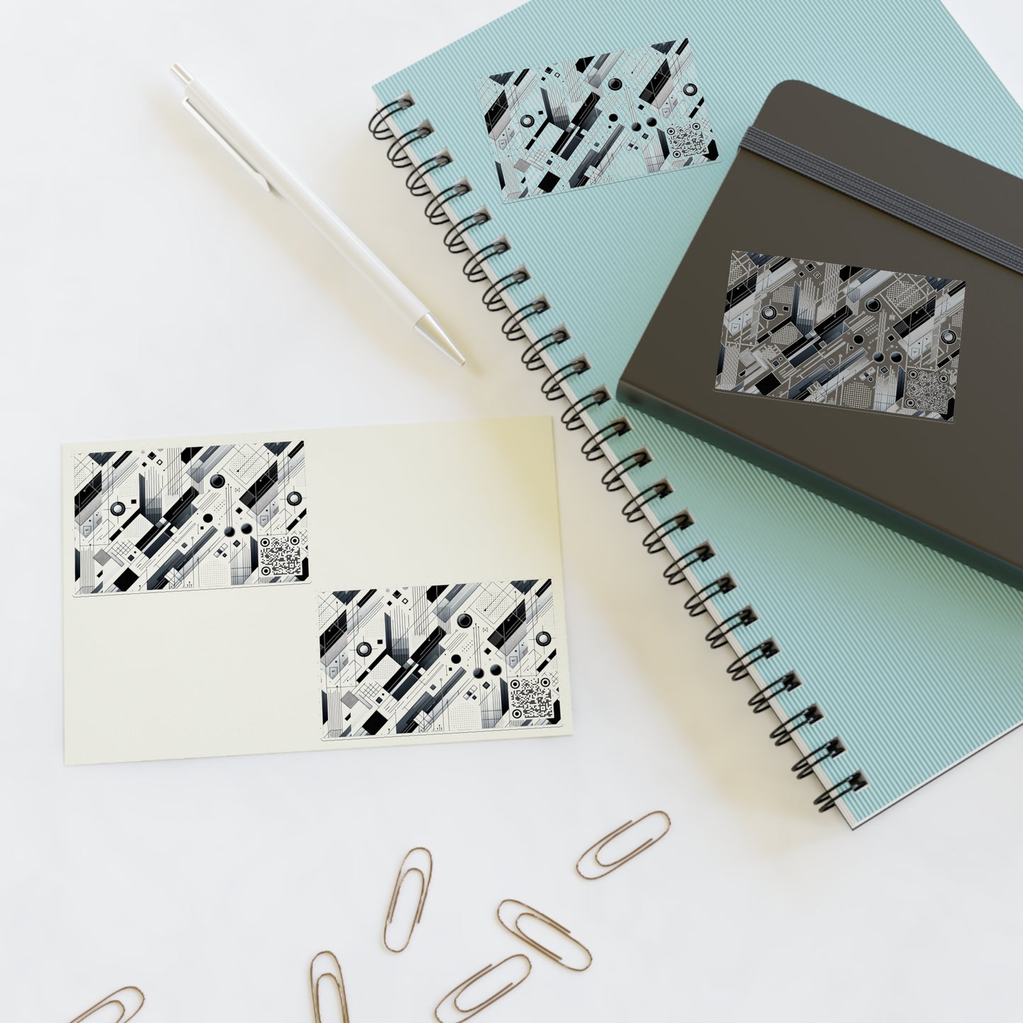 Digital Minimalism Minimalist Tech Sticker Sheets - 8404 Design-54