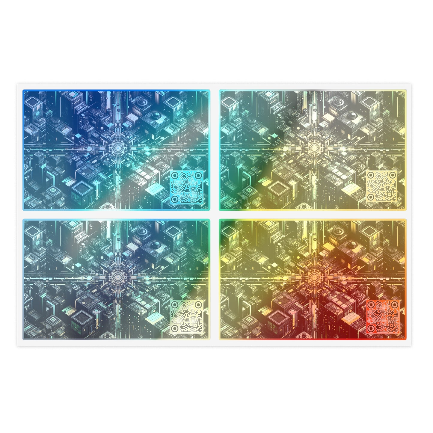 Tech Noir Graphics Tech-Inspired Streetwear Sticker Sheets - 8404 Design-66