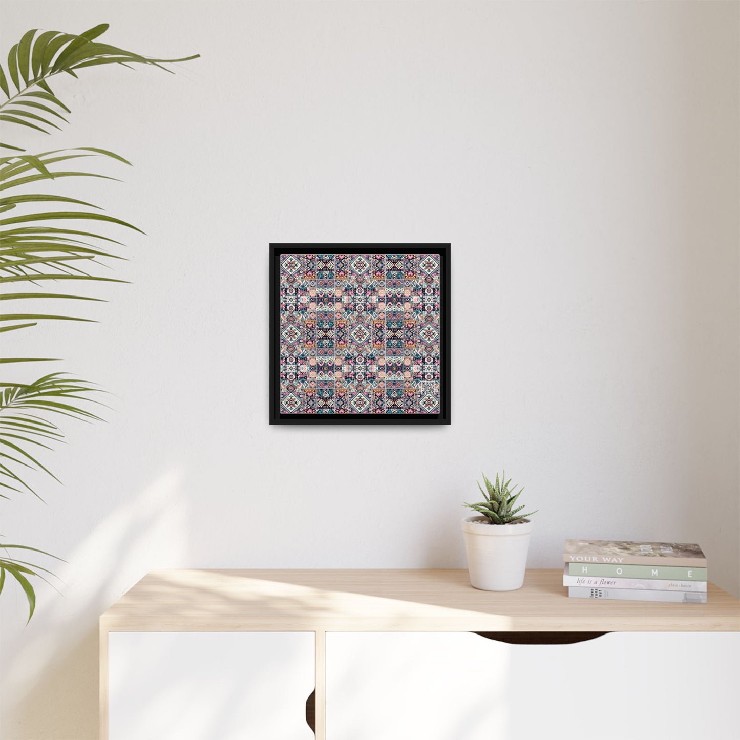Matte Canvas, Framed (multi-Color) - 8404 Design-01