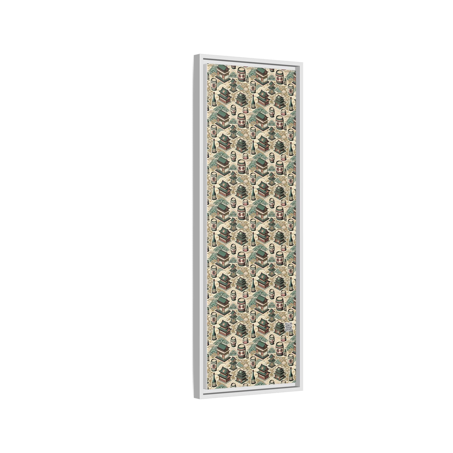 Cultural Artisanal Fusion Contemporary Cultural Elegance Matte Canvas, Framed (multi-Color) - 8404 Design-68 B