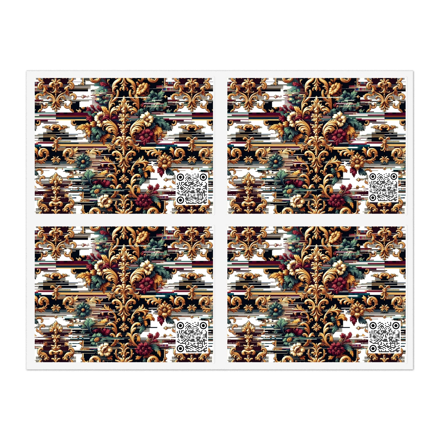 Digital Renaissance Modern Baroque Fusion Sticker Sheets - 8404 Design-63