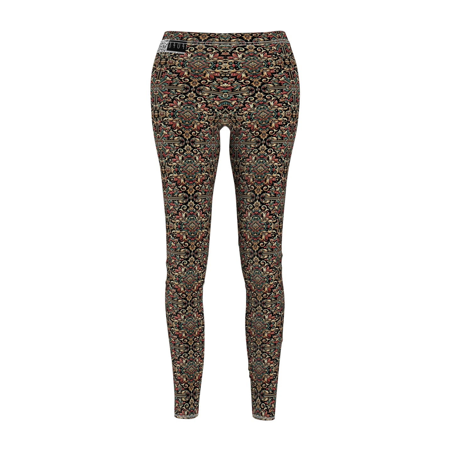 Streetwear Renaissance Artistic Clash of Old and New Women's Cut & Sew Casual Leggings - 8404 Design-46