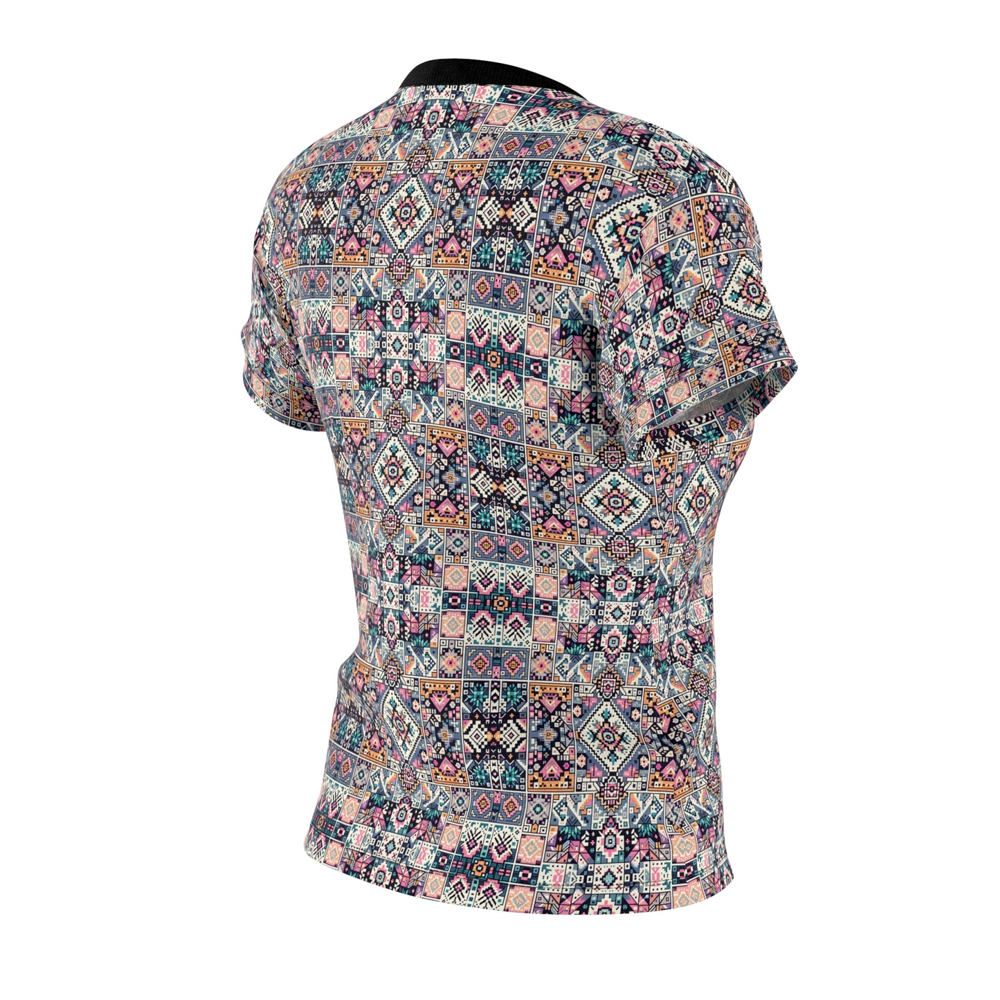 Digital Artisanal Fusion Digital Artisanal Women's Cut & Sew Tee - 8404 Design-65