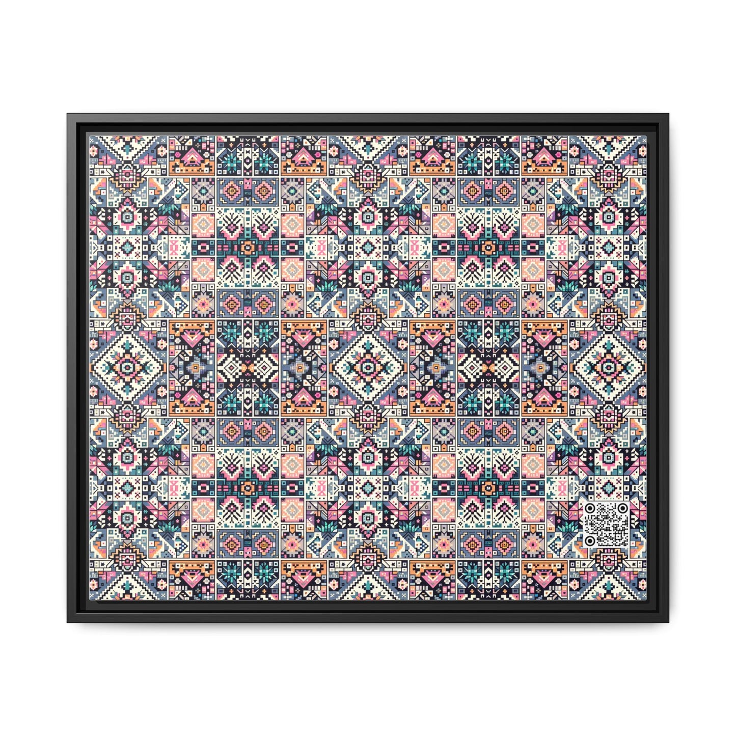 Matte Canvas, Framed (multi-Color) - 8404 Design-01