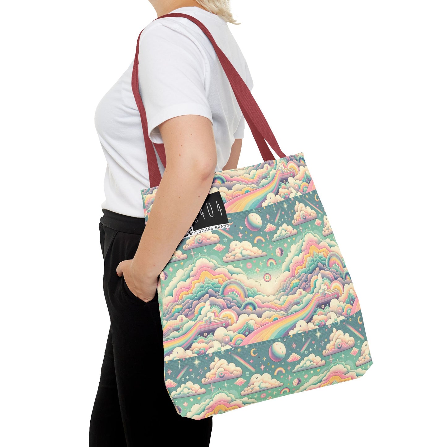 Digital Dreamland Whimsical and Nostalgic Streetwear With a Digital Twist Tote Bag - 8404 Design-65