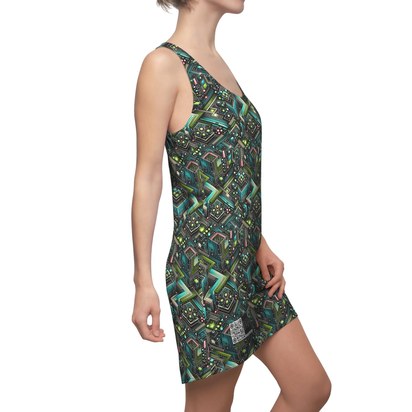 Women's Cut & Sew Racerback Dress Future Tech - 8404 Design-01