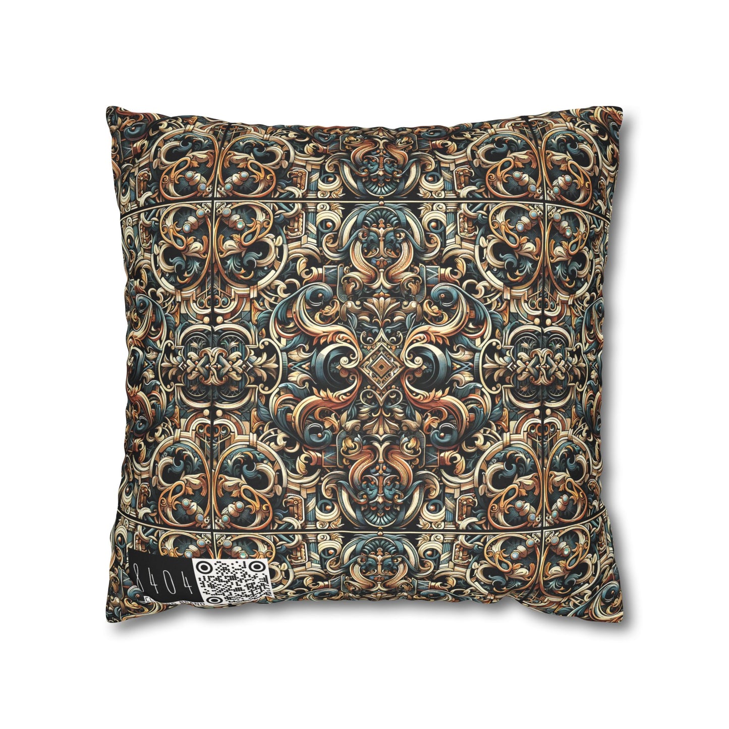 Urban Renaissance Historical Fusion With Street Edge Faux Suede Square Pillowcase - 8404 Design-59