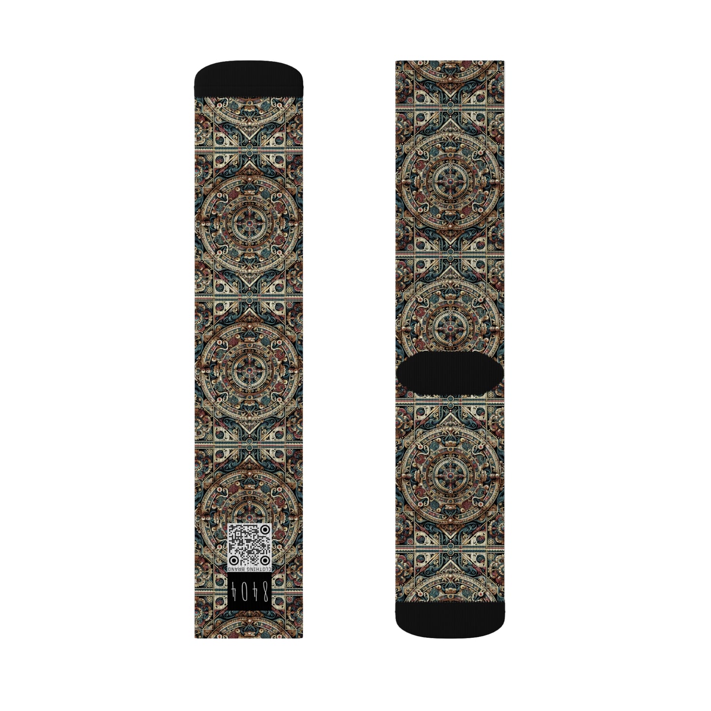 Urban Renaissance Historical Fusion With Street Edge Sublimation Socks - 8404 Design-57
