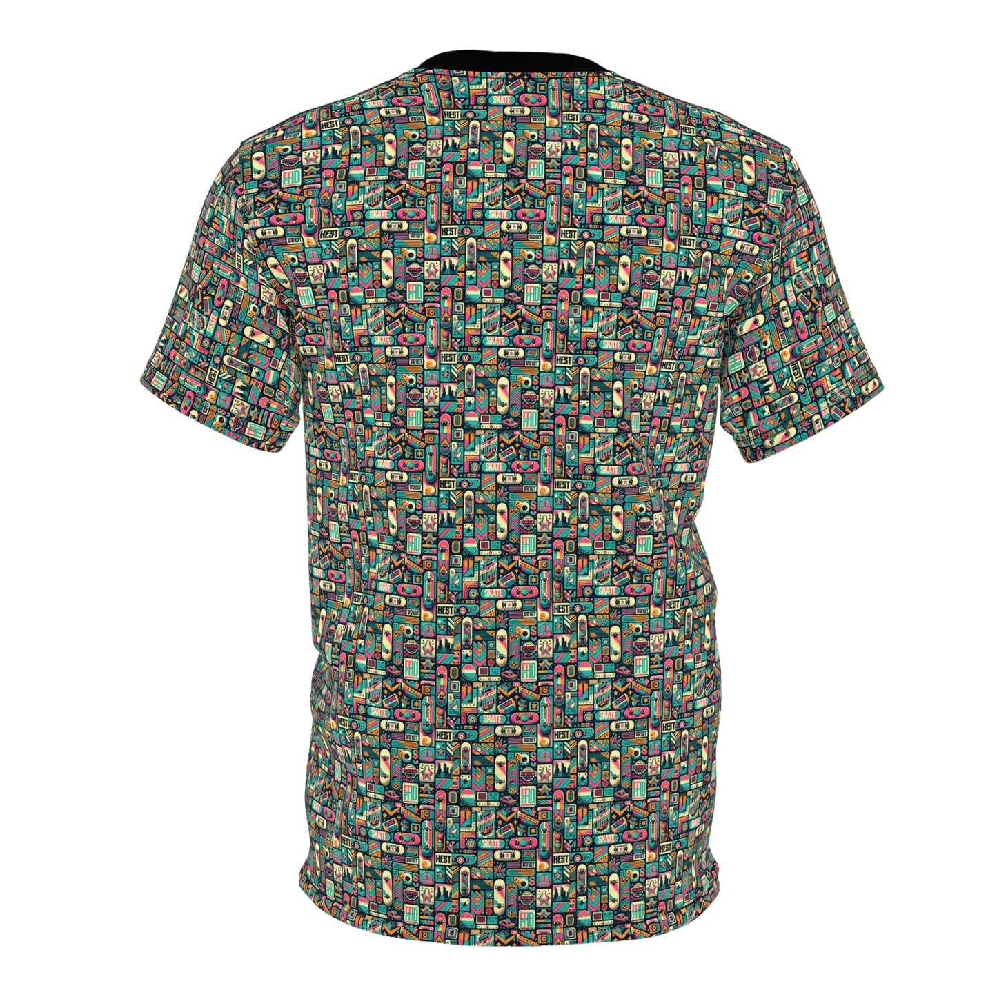 Skate Culture Revival Urban Retro Cool Unisex Cut & Sew Tee - 8404 Design-61