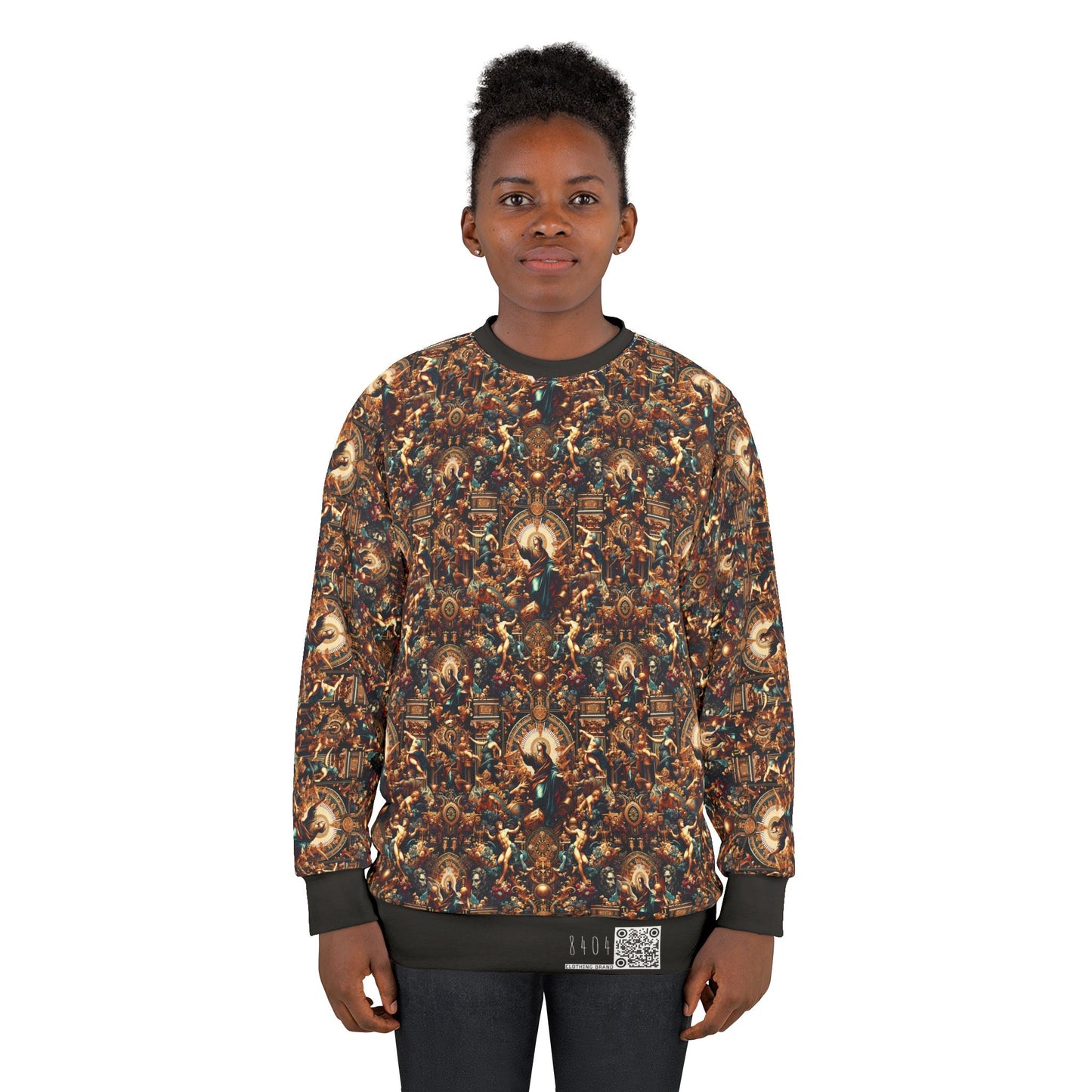 Digital Renaissance Luxurious Streetwear Inspired By Classical Art With a Modern Twist Sweatshirt - 8404 Design-64
