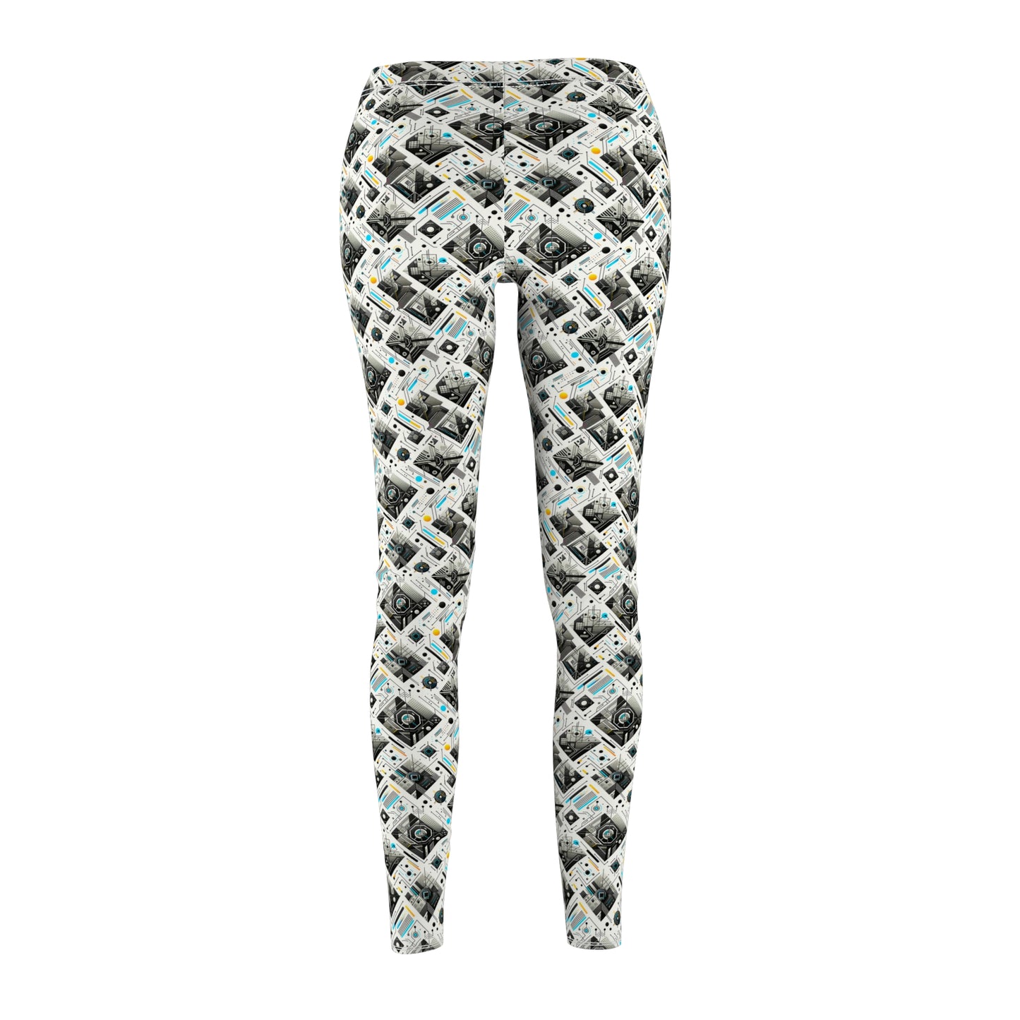 Tech Minimalism Minimalist Tech Women's Cut & Sew Casual Leggings - 8404 Design-47