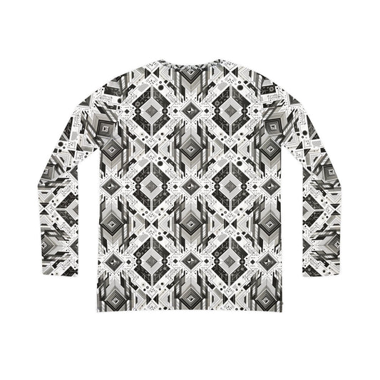 Digital Minimalism Minimalist Tech Women's Long Sleeve V-Neck Shirt - 8404 Design-51