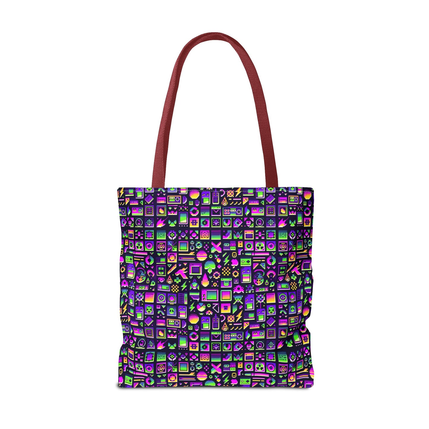 Digital Nostalgia Remix Modern Vintage Fusion Tote Bag - 8404 Design-49
