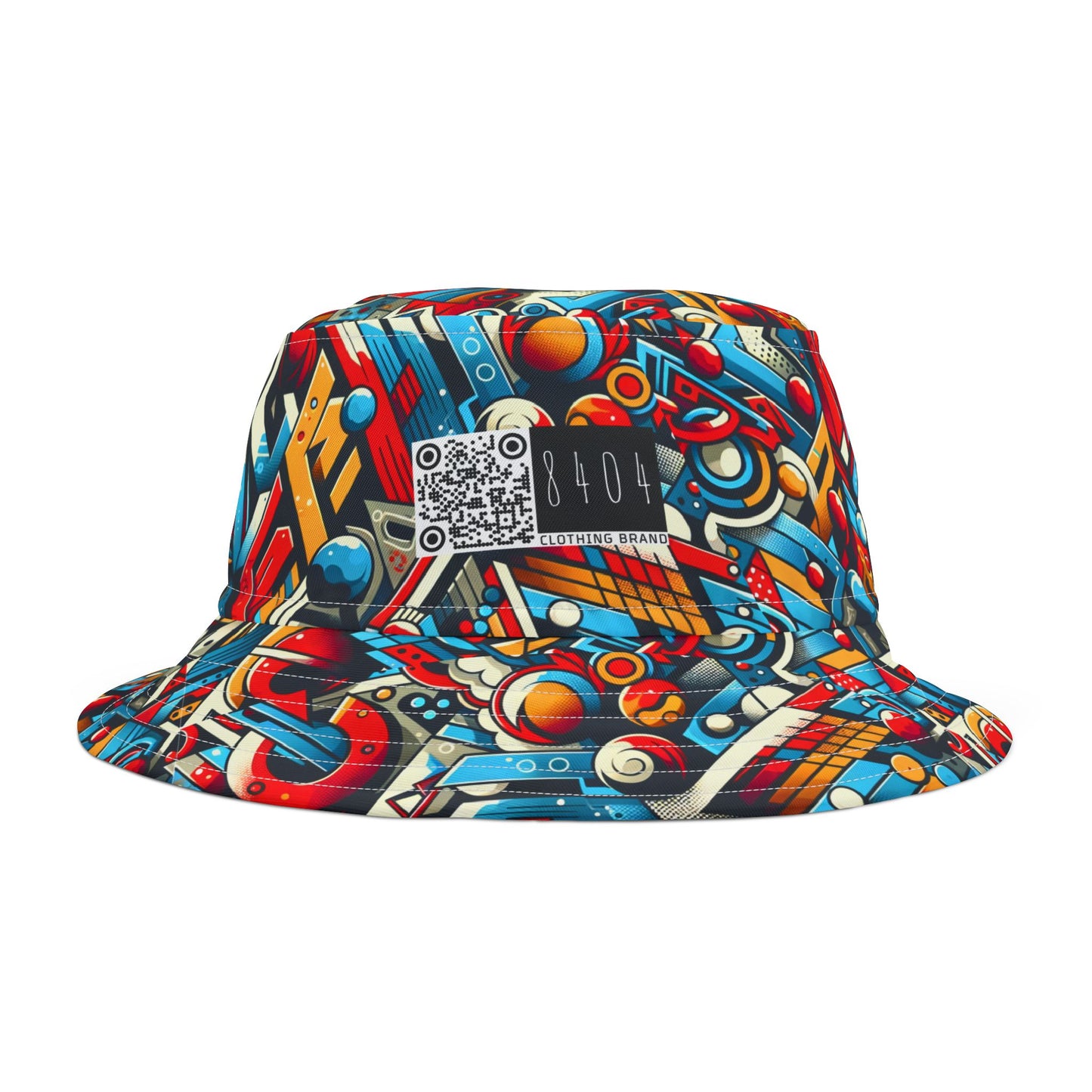 Neo-Traditional Street Art Modern Street Art Fusion Bucket Hat - 8404 Design-67