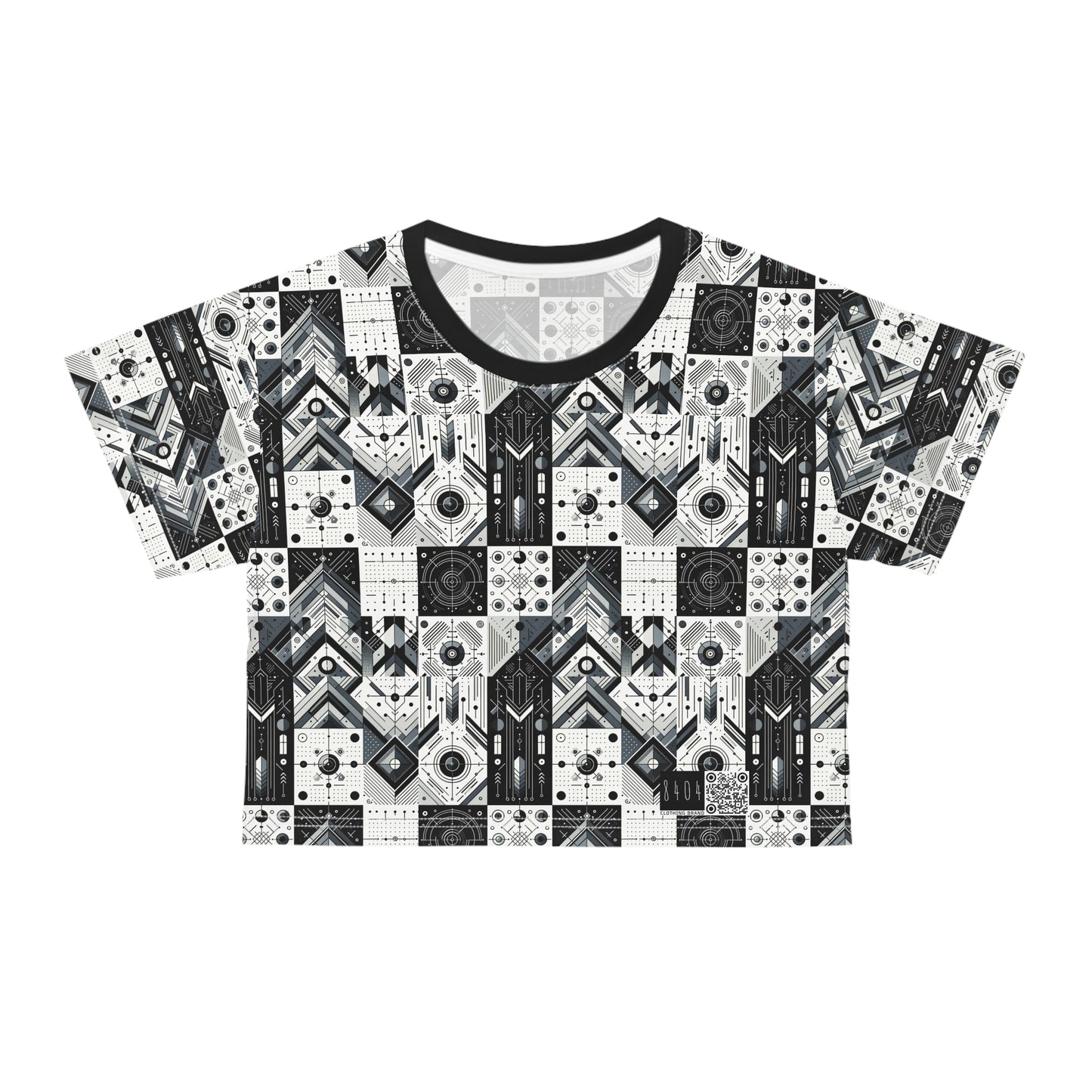 Digital Minimalism Minimalist Tech Crop Tee - 8404 Design-50