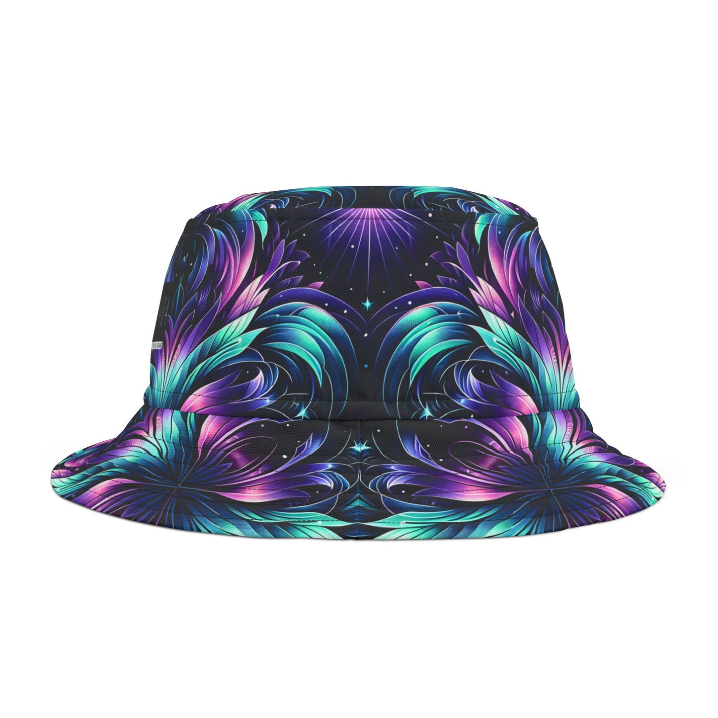 Iridescent Dream Futuristic Tech Bucket Hat - 8404 Design-60