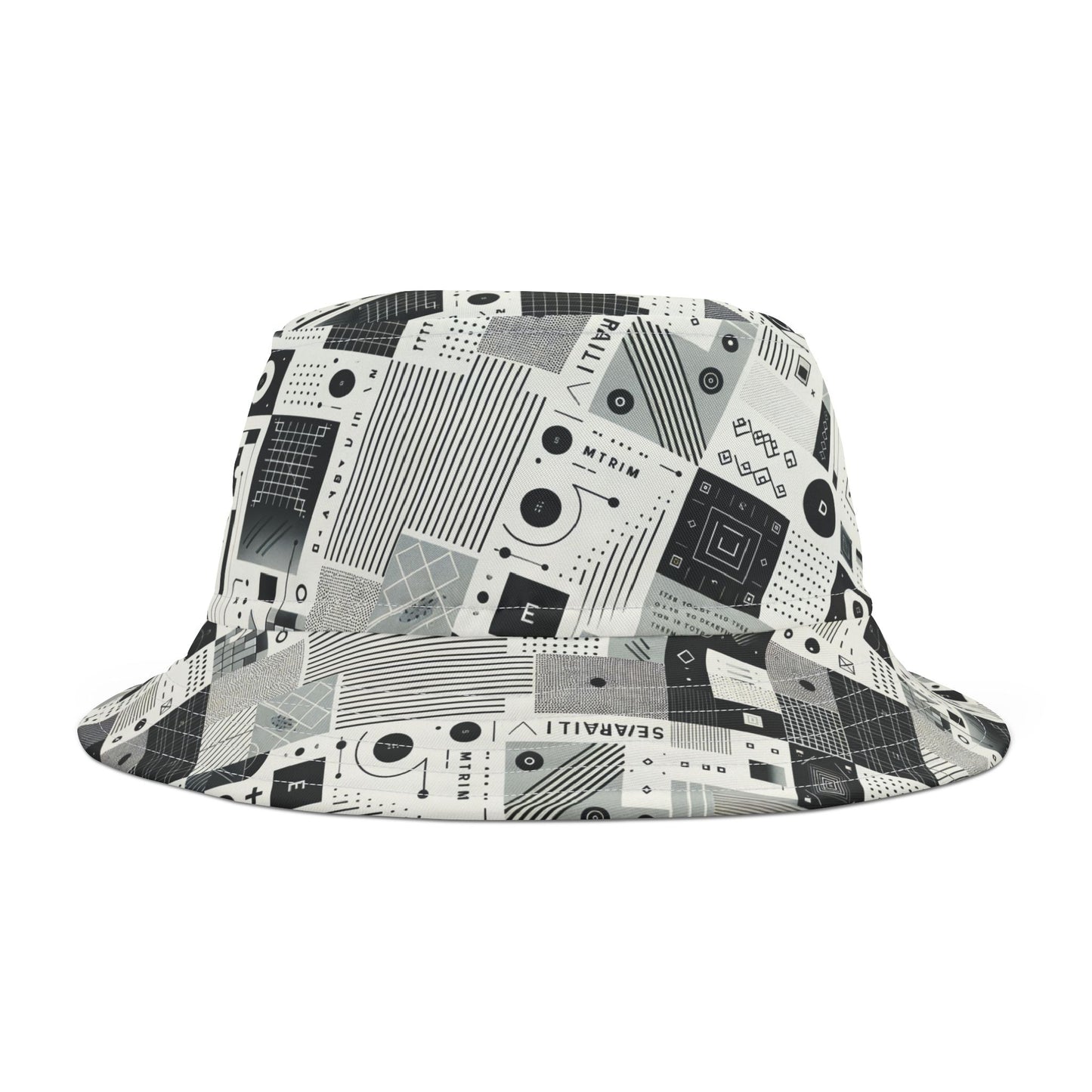 Digital Minimalism Minimalist Tech Bucket Hat - 8404 Design-50