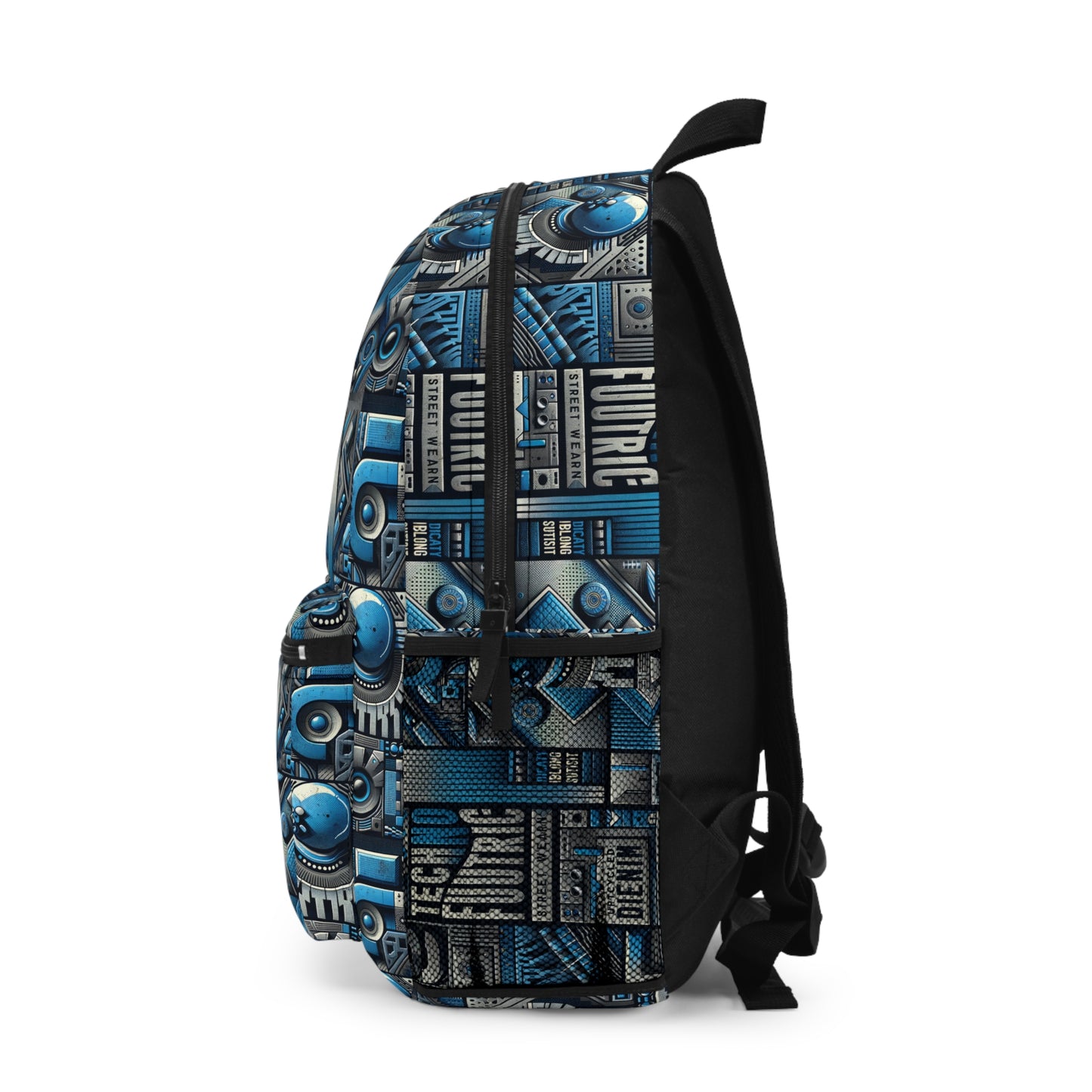 Tech Denim Fusion Tech-Forward Streetwear Backpack - 8404 Design-61