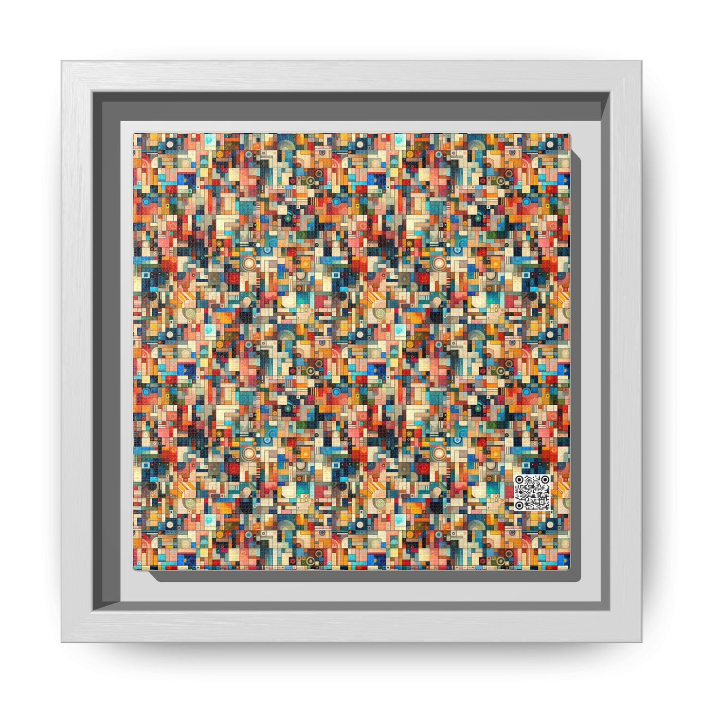 Digital Artistic Expression Artistic Streetwear Matte Canvas, Framed (multi-Color) - 8404 Design-46 B