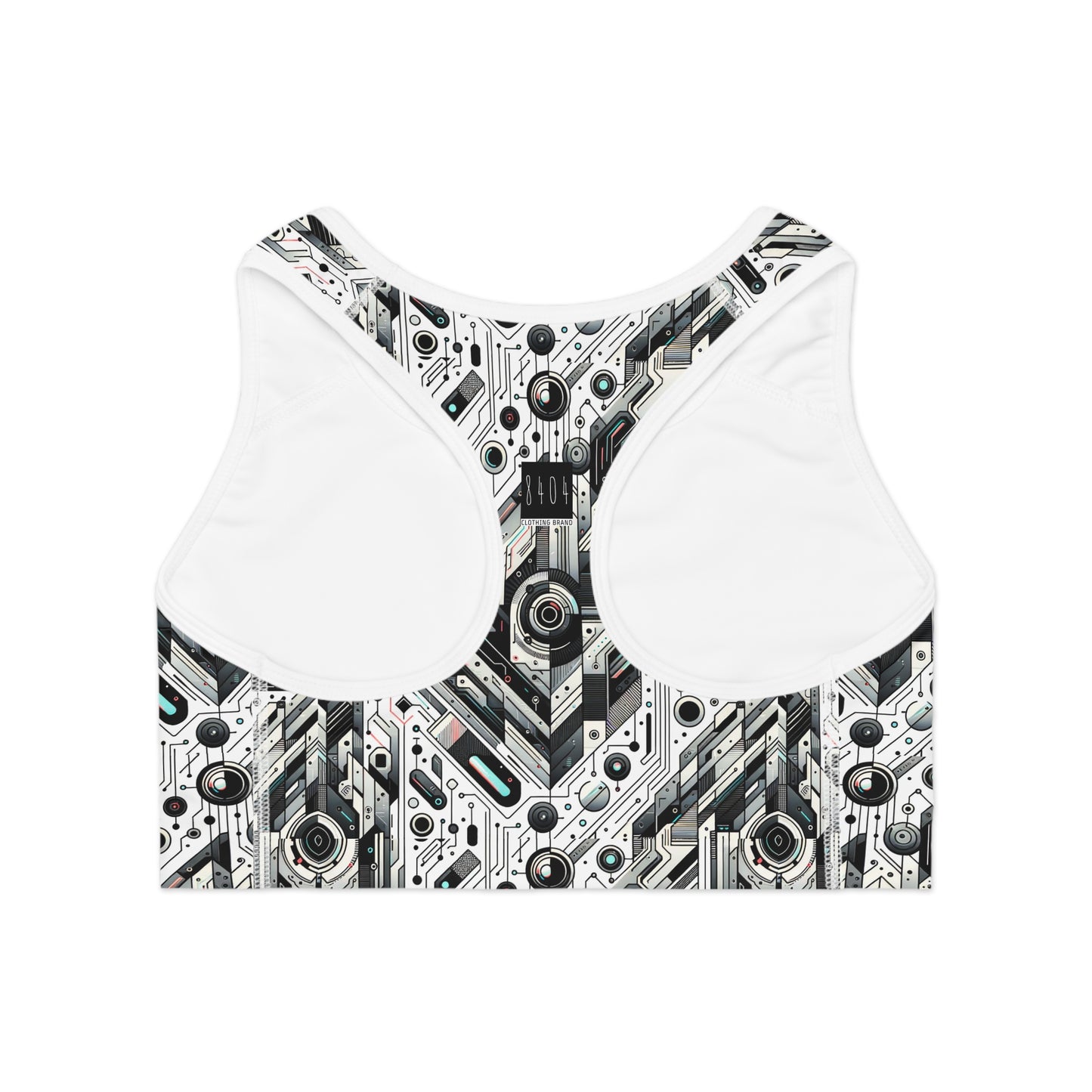 Tech-Infused Streetwear Tech-Forward Minimalism Sports Bra - 8404 Design-51