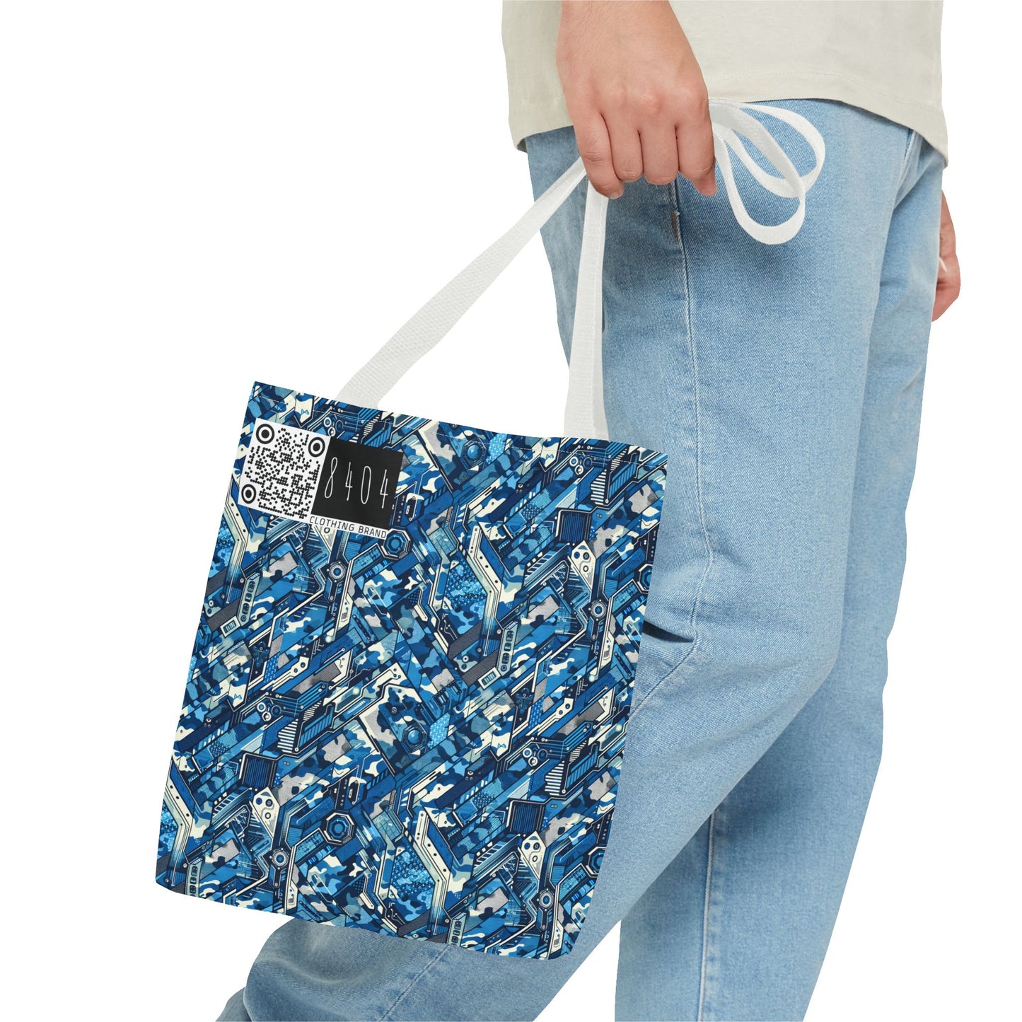 Tech Urban Camo Tech-Forward Streetwear With a Futuristic Military Edge Tote Bag - 8404 Design-39