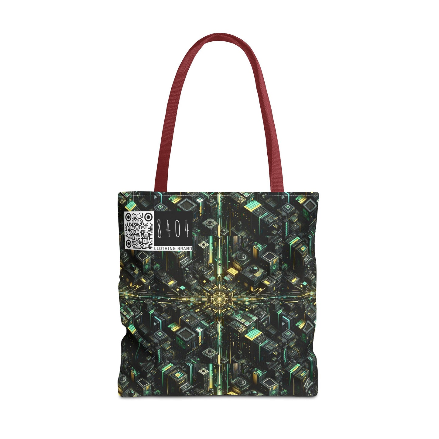 Tech Noir Graphics Tech-Inspired Streetwear Tote Bag - 8404 Design-66