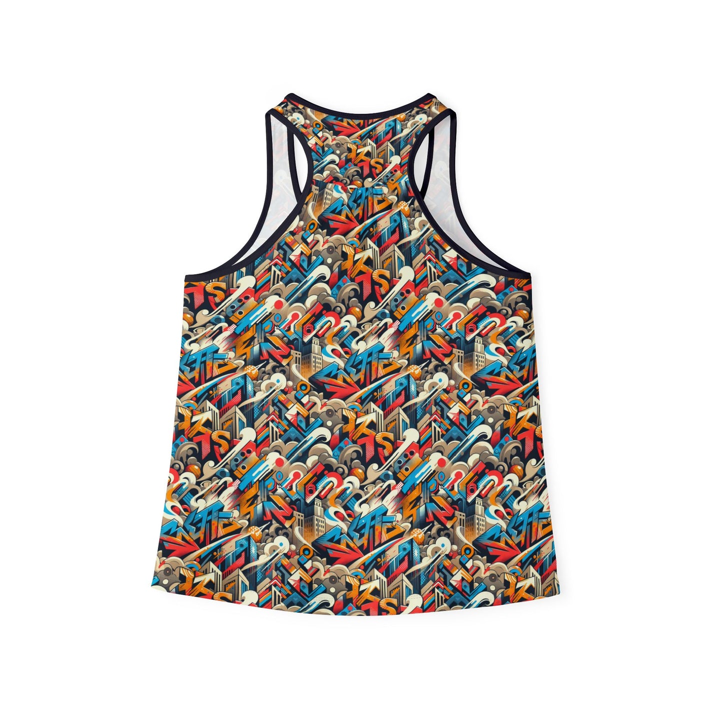 Neo-Traditional Street Art Modern Street Art Fusion Women's Tank Top - 8404 Design-44