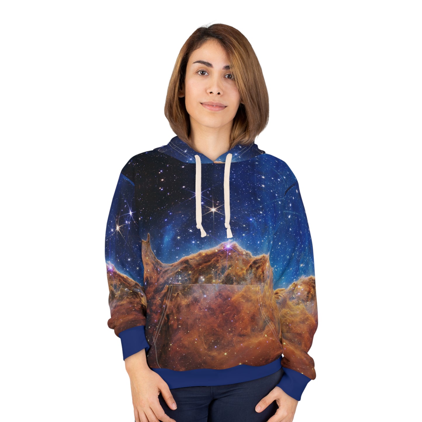 8404 Unisex Adult's "star Birth in Carina Nebula " Fashion Pullover Hoodie