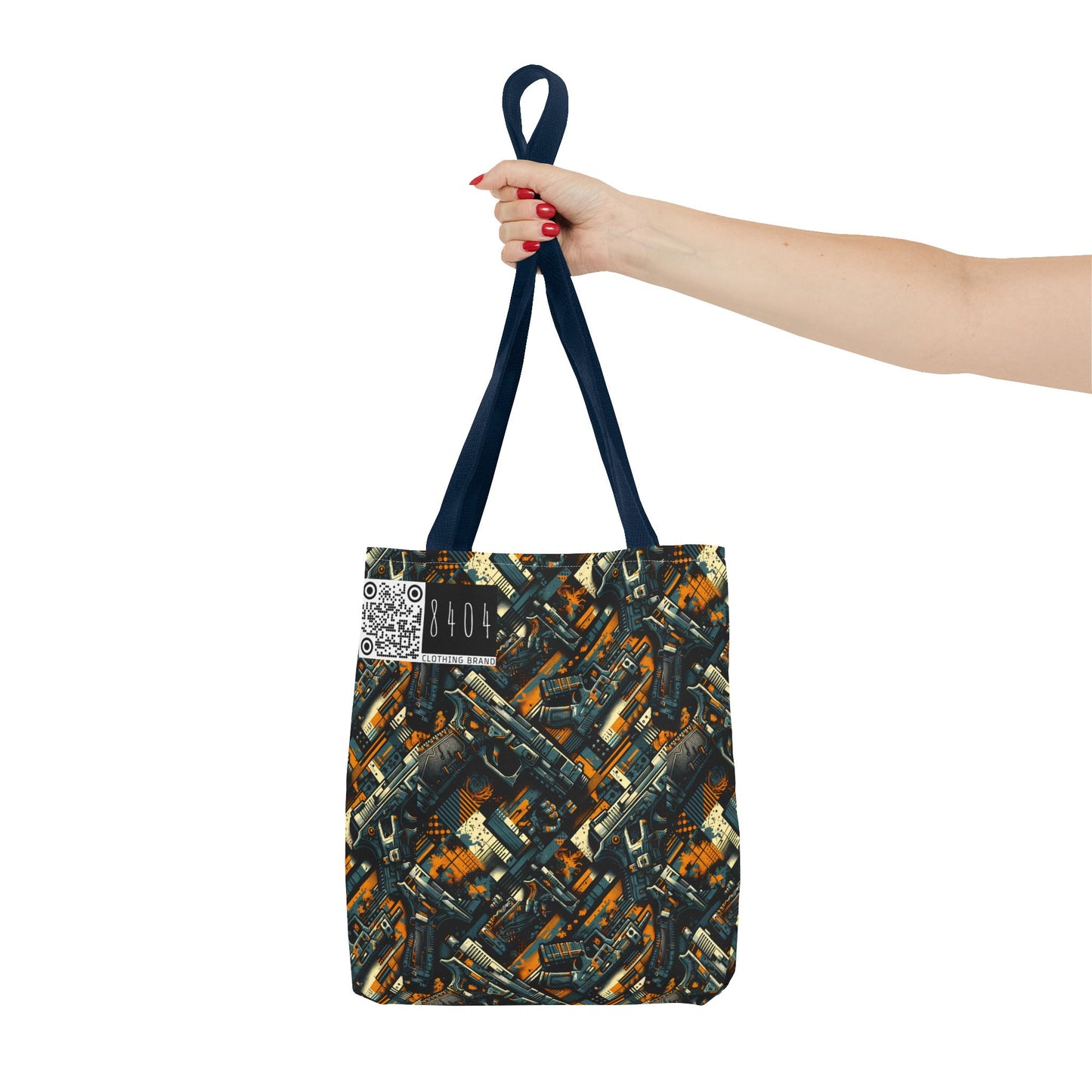 Digital Punk Futuristic Grunge Tote Bag - 8404 Design-47