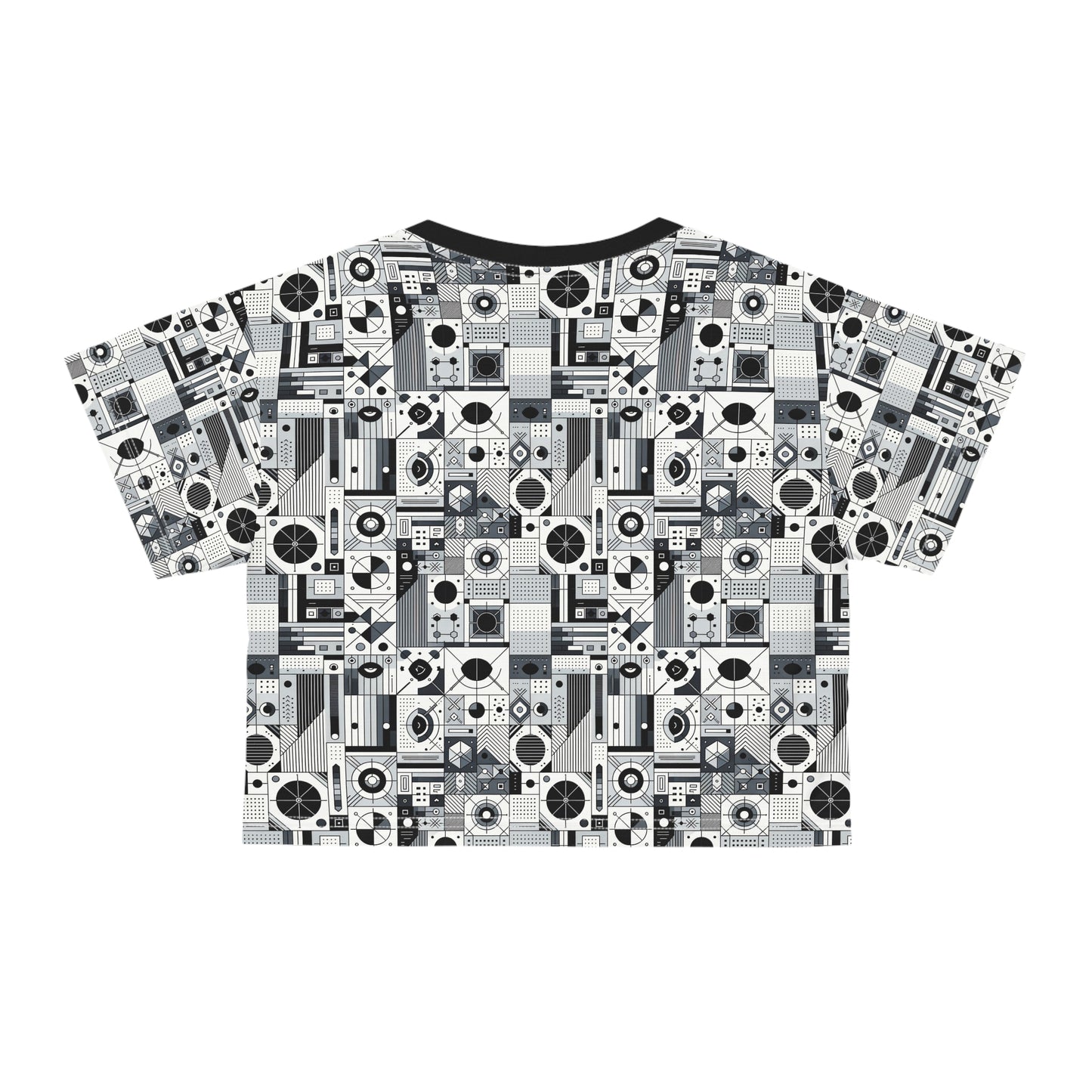 Digital Minimalism Minimalist Tech Crop Tee - 8404 Design-65