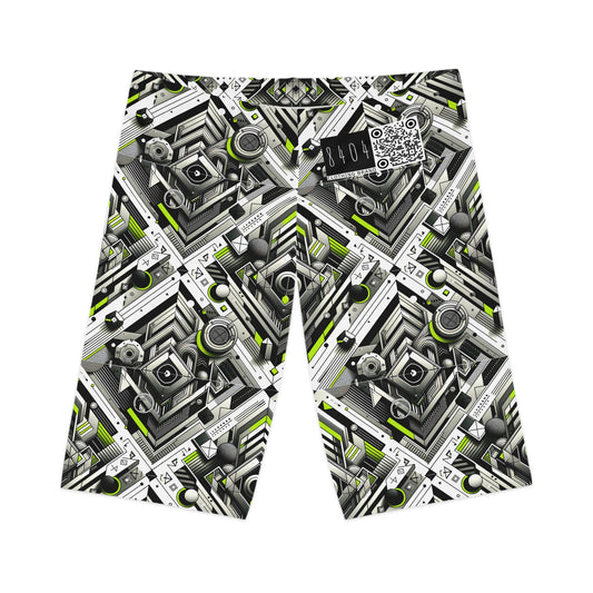 Elevated Sporty Tech Tech-Forward Streetwear Women's Bike Shorts - 8404 Design-70