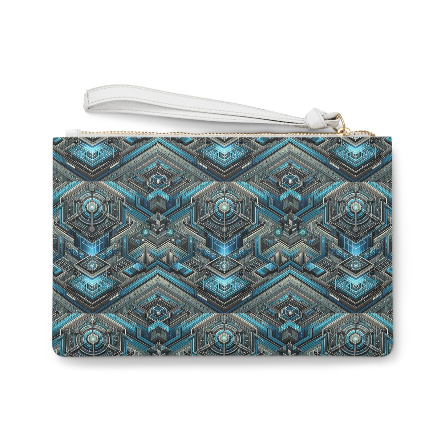 Tech-Infused Futurism Sleek Tech Edge Clutch Bag - 8404 Design-49