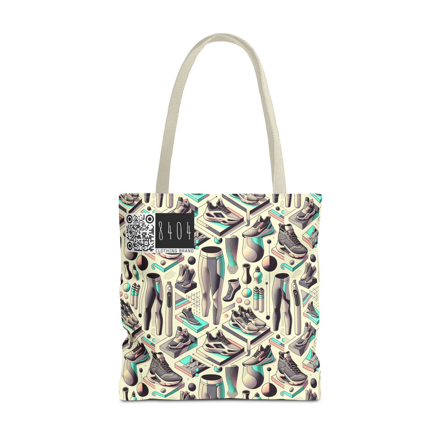 Tech-Infused Athleisure Futuristic Athletic Tech Tote Bag - 8404 Design-44