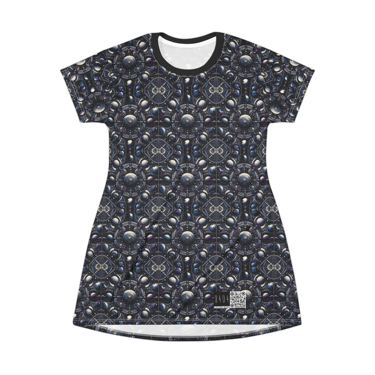 Tech Astronaut Tech-Forward Streetwear Meets Space Exploration T-Shirt Dress - 8404 Design-46