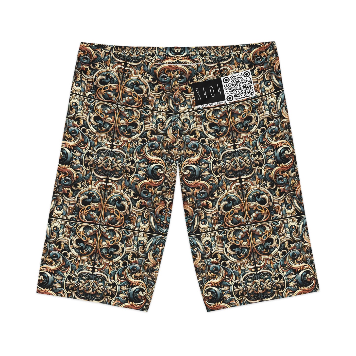 Urban Renaissance Historical Fusion With Street Edge Women's Bike Shorts - 8404 Design-59