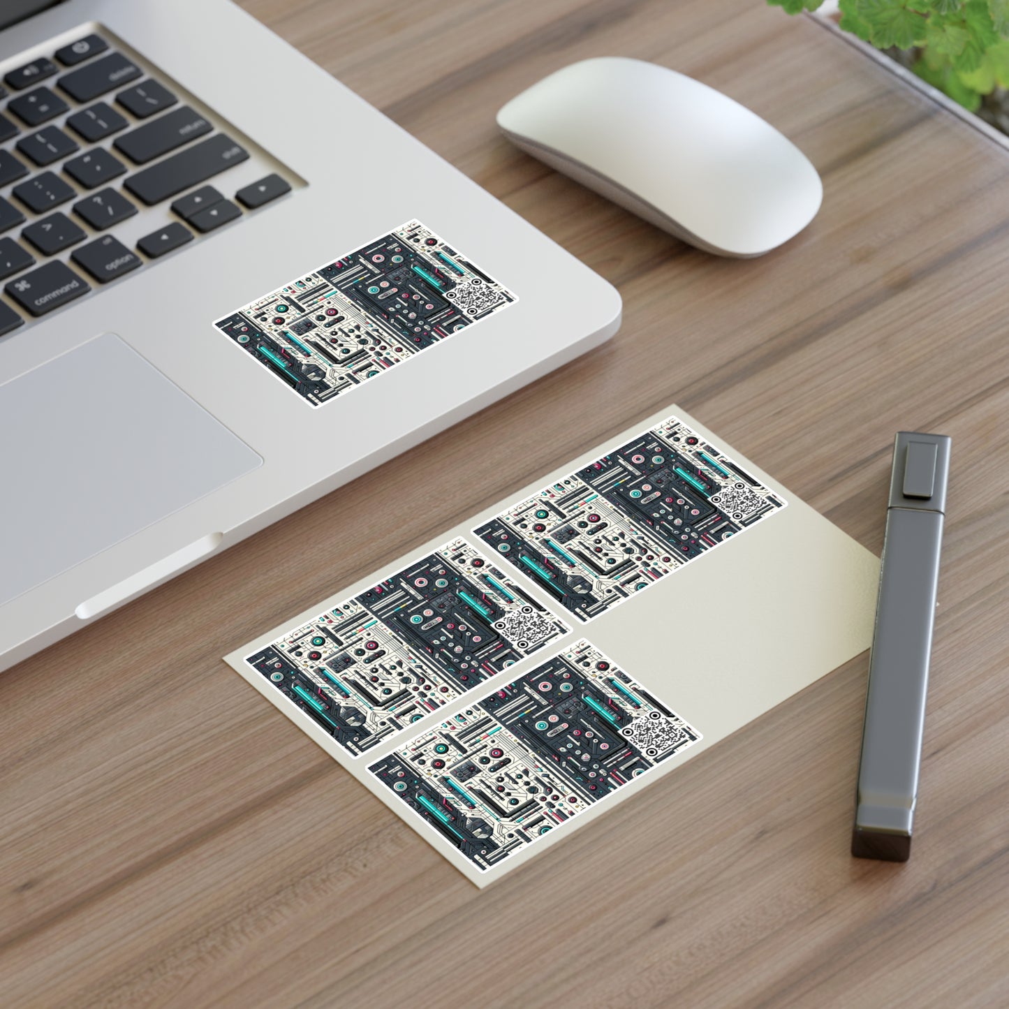 Tech Utility Gear Tech-Forward Minimalism Sticker Sheets - 8404 Design-49
