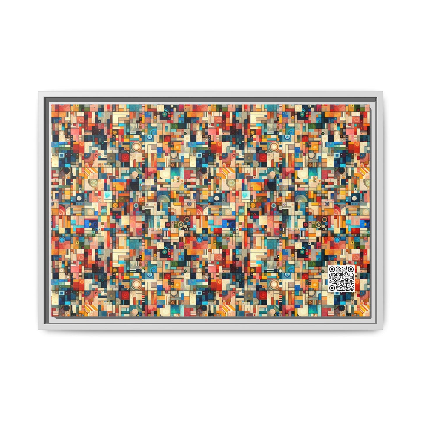 Digital Artistic Expression Artistic Streetwear Matte Canvas, Framed (multi-Color) - 8404 Design-46 B