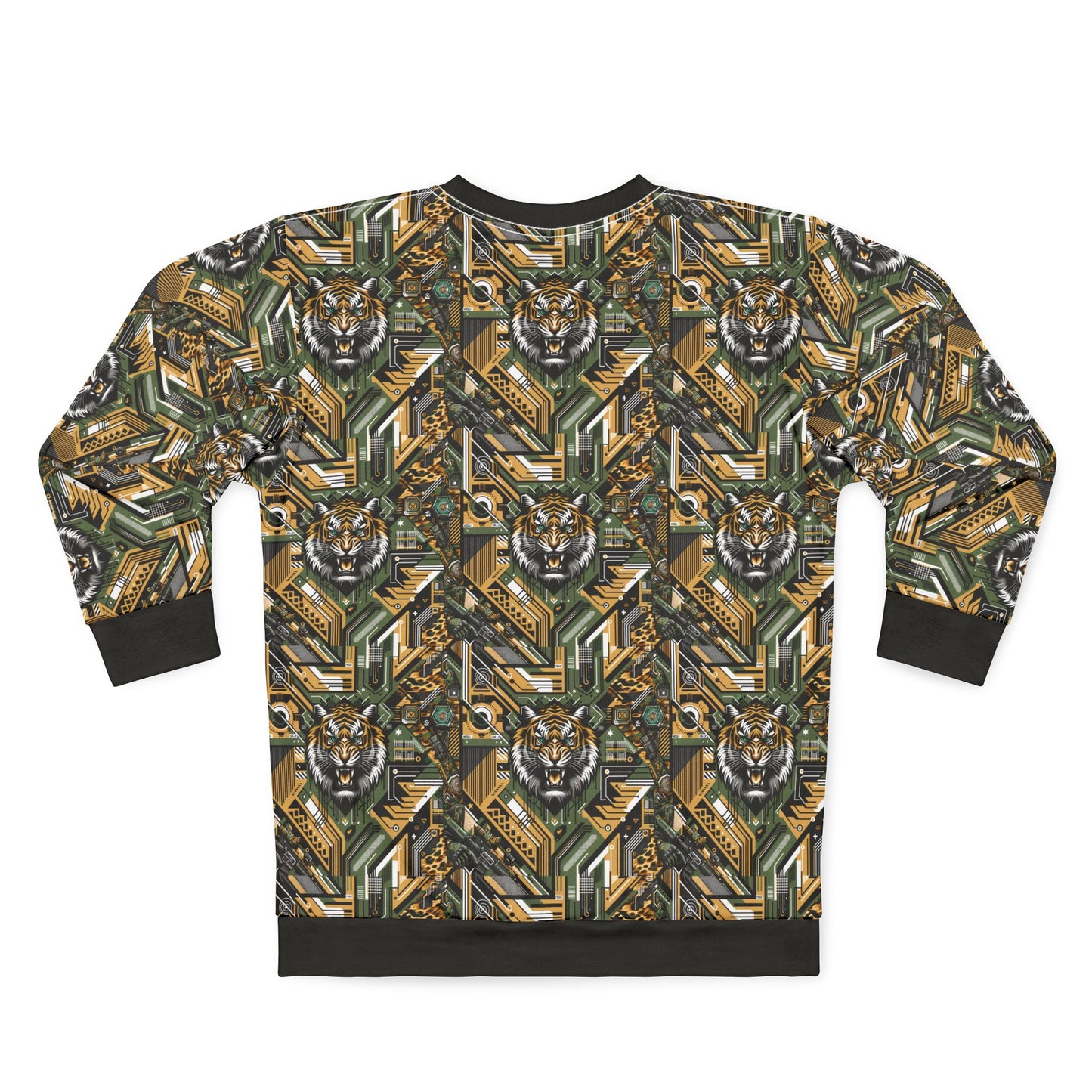 Neo-Camo Fusion Tech-Forward Streetwear Sweatshirt - 8404 Design-58